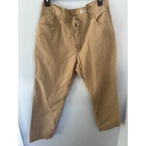 Carhartt Pants Mens 40x30 Brown Relaxed Fit Workwear Duck Canvas